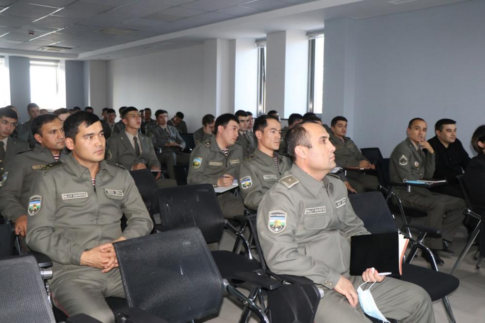 Второе занятие семинара-тренинга прошло в Университете общественной безопасности Республики Узбекистан.